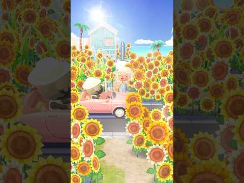 【ポケ森】 Sunflower 🌻 【キャンプ場レイアウト】 #acpc #ポケ森 #ポケ森コンプリート #shorts