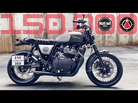 Matt Aof รีวิวRE650แต่งดำดุจากสำนักApolloGarage