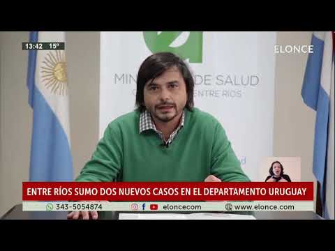 Entre Ríos sumó dos nuevos casos en ele departamento Uruguay