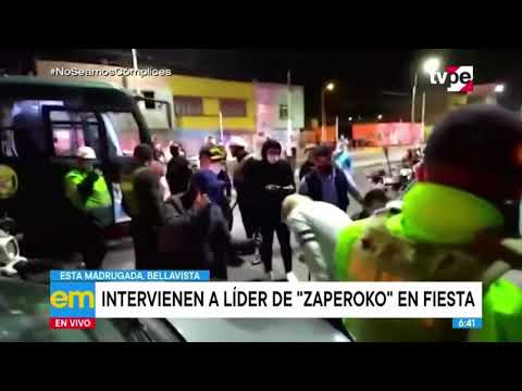 Callao: Policía interviene fiesta donde participaban miembros de la orquesta Zaperoko