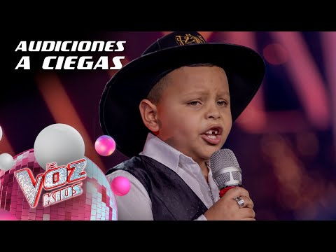 Juan Pablo Martínez canta ‘Corriente y Canelo’ - Audiciones a ciegas | La Voz Kids Colombia 2024