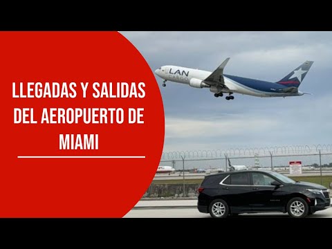 Llegadas y salidas del Aeropuerto de Miami; uno de los días más ocupados del año