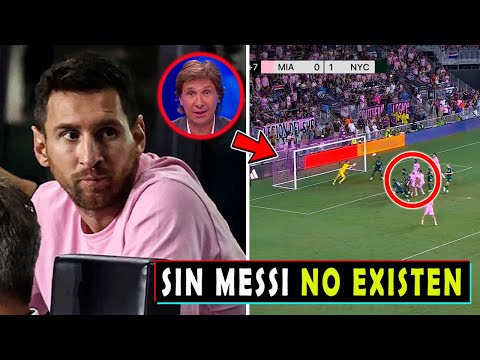 SIN MESSI ASI REACIONA PRENSA SUDAMERICANA a EMPATE INTER MIAMI vs NEW YORK CITY 1-1