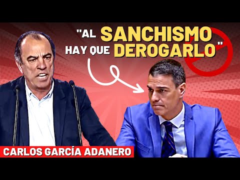 Carlos García Adanero responde a los insultos de Pedro Sánchez: “Al sanchismo hay que derogarlo”