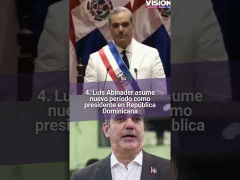 Luis Abinader asume nuevo mandato de República Dominicana y promete reformas sociales