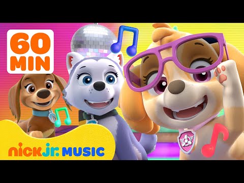 PAW Patrol Skye’s Music Party MEGA Compilation! 🪩 | 60 Minutes | Nick Jr. Music