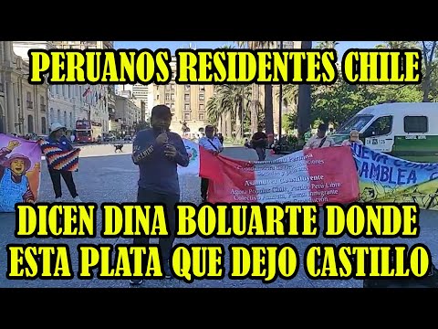 PRONUNCIAMIENTO DE PERUANOS RESIDENTES EN CHILE PIDEN QUE DINA BOLUARTE TRABAJE POR DAMNIFICADOS