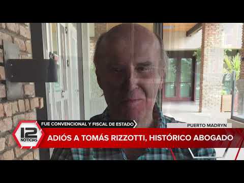 MADRYN | Adiós a Tomás Rizzotti, destacado abogado de la ciudad