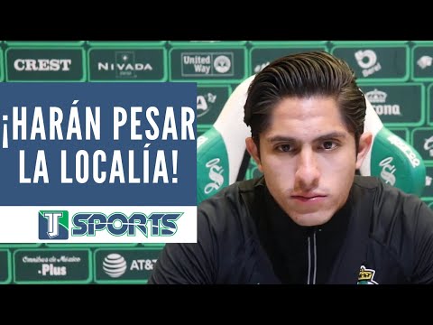 Alan Cervantes LE ADVIERTE a Tigres que NO SERÁ FÁCIL su VISITA al campo de Santos Laguna