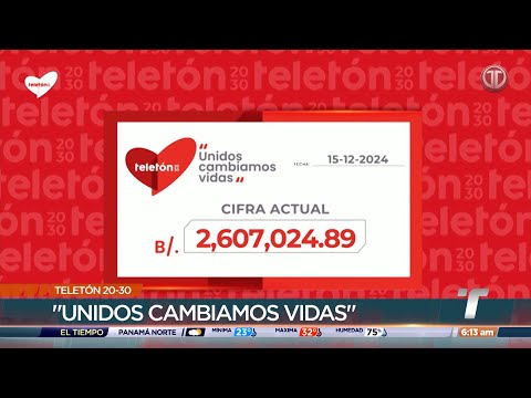 ¡Meta alcanzada! Teletón 20-30 recaudó B/.2,607,024.89