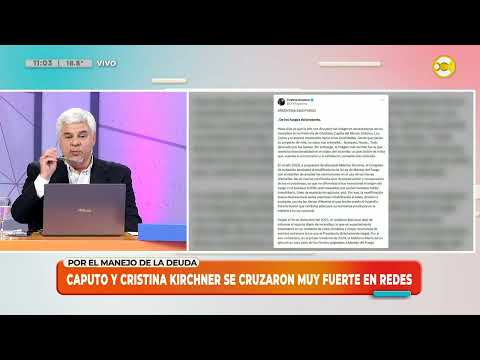 Duro cruce entre Cristina Fernández y Caputo en X ?LPELDM? 24-09-24