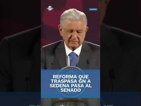 AMLO esta? contento y tranquilo por aprobacio?n de la reforma a la Guardia Nacional #Shorts