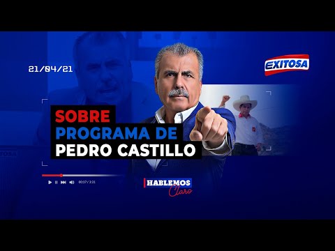 ??Nicolás Lúcar: El programa de Pedro Castillo merece ser discutido con respeto, no insultos
