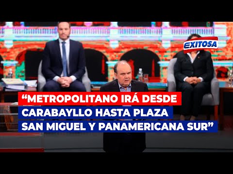 Rafael López Aliaga: Metropolitano irá desde Carabayllo hasta Plaza San Miguel y Panamericana Sur