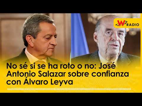 No sé si se ha roto o no: José Antonio Salazar sobre confianza con Álvaro Leyva