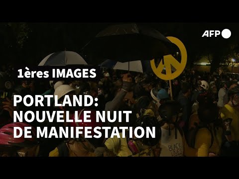 Portland: tirs de gaz lacrymogène lors d'une nouvelle nuit de manifestations | AFP Images