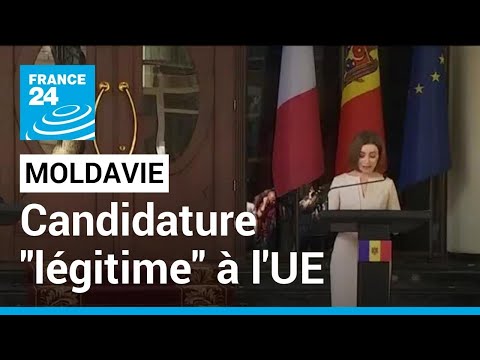 Emmanuel Macron en Moldavie : la candidature de Chisinau à l'Union Européenne est légitime