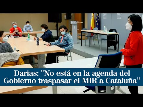 Darias, sobre traspasar el MIR a Cataluña: No está en la agenda del Gobierno