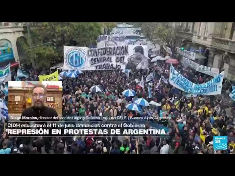 Diego Morales: ‘En Argentina es riesgoso manifestarse por la acción de las fuerzas de seguridad’