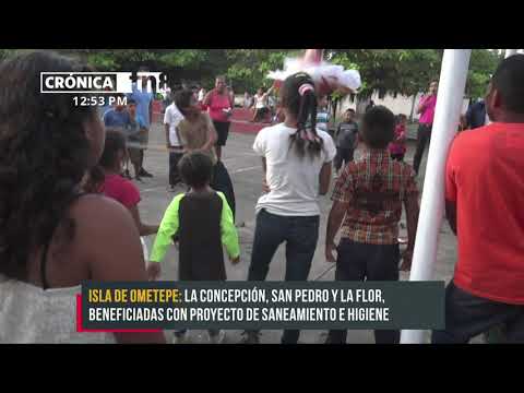 Gobierno inaugura proyecto de saneamiento en la Isla de Ometepe - Nicaragua