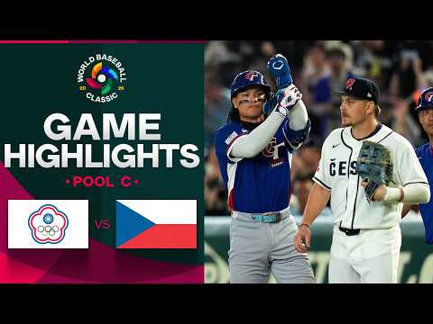 Chinese Taipei vs. Czechia 2026 World Baseball Classic | Game Highlights
