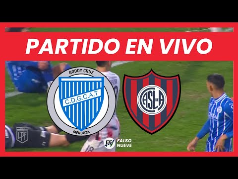 GODOY CRUZ vs SAN LORENZO EN VIVO - LIGA PROFESIONAL