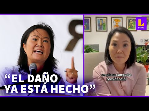 Keiko Fujimori se pronuncia tras revelación de Sin medias tintas