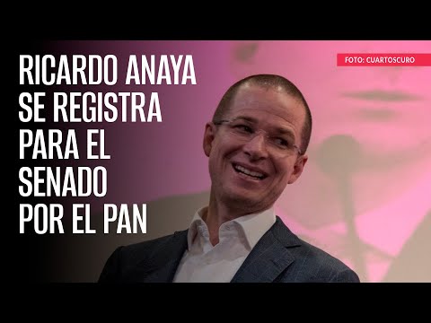 Ricardo Anaya se registra para el Senado por el PAN