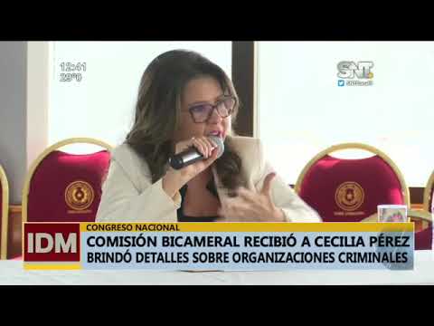 Comisión Bicameral recibió a Cecilia Perez