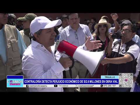 Trujillo: Contraloría detecta perjuicio económico de 2.6 millones de soles en obra vial