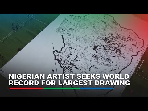 Nigerian artist seeks world record for largest drawing | ABS-CBN News