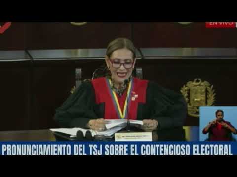 Supremo de Venezuela confirma la victoria de Nicolás Maduro en elecciones del 28 de julio