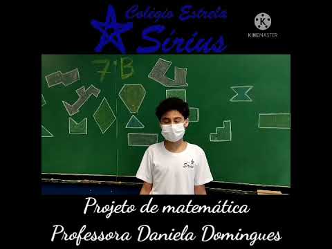 Trabalho sobre polgonos e encerramento de Matemtica - 7 Ano B - Prof. Daniela Domingues - Colgio Estrela Sirus. So Paulo, SP