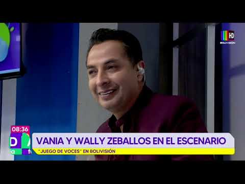 Juego de Voces: Vania y Wally Zeballos en el escenario