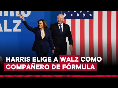 Kamala Harris elige al gobernador de Minnesota, Tim Walz, como compañero de fórmula