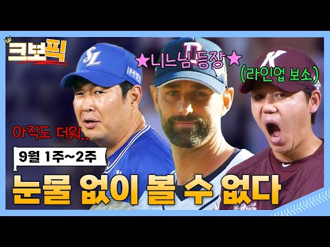 눈물과 감동의 KBO! 크보픽과 함께해요｜크보픽｜9월 1주~2주｜6회｜KBO 핫클립!