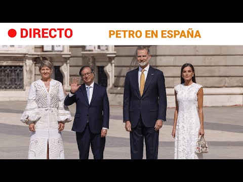 PETRO: Los REYES reciben al PRESIDENTE de COLOMBIA en el PALACIO REAL | RTVE