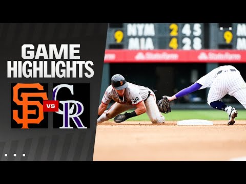 Giants vs. Rockies Game Highlights (7/21/24) | MLB Highlights