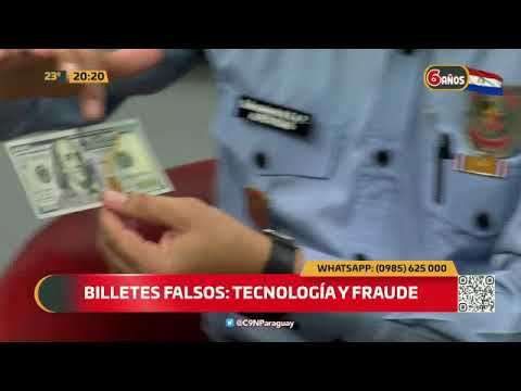 Billetes falsos: tecnología y fraude