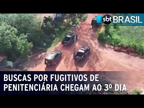 Polícia encontra rastros de detentos que fugiram de penitenciária no RN | SBT Brasil (16/02/24)