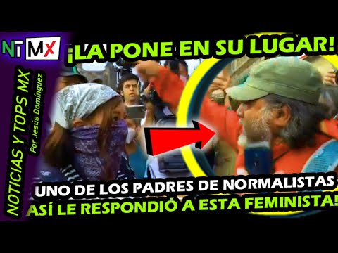 HACE RATITO ¡ PADRE DE UN NORMALISTA DE AYOTZINAPA PONE EN SU LUGAR A FEMINISTA ! ESTO DIJERON
