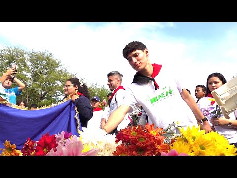 Estudiantes de Nicaragua rinden homenaje a la memoria de Roberto Gonzáles Herrera