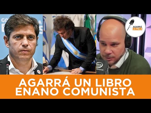 Gasulla mandó a agarrar un libro al enano comunista de Kicillof: NO LEYÓ EL PACTO DE MAYO