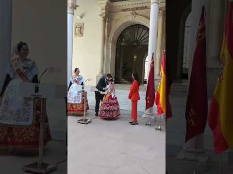 López Miras, recibe a las Reinas de la Huerta 2024 y a sus damas de honor