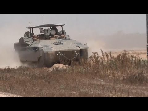 Israeli tanks seen in the south of the country amid operation in Rafah