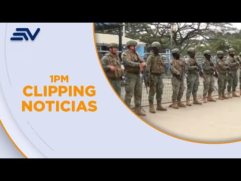 Militares y policías resguardan la Penitenciaría del Litoral | Televistazo | Ecuavisa