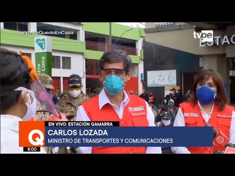 Coronavirus: realizan 600 pruebas de descarte en estaciones del Metropolitano y Línea 1