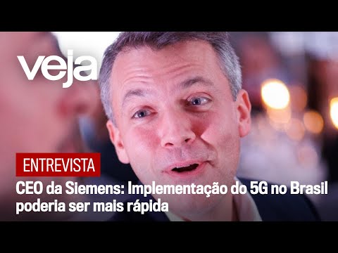 Implementação do 5G no Brasil poderia ser mais rápida, diz CEO da Siemens