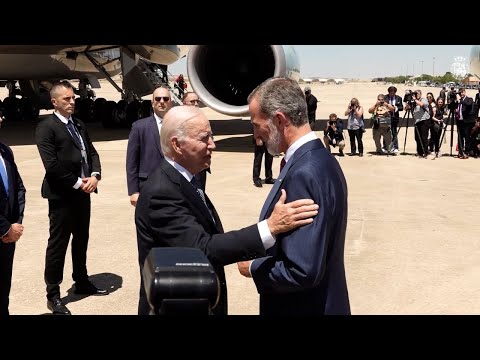 Biden aterriza en España para participar en la cumbre de la OTAN