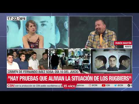 RUBÉN MARTÍN, perito: ¨Hay PRUEBAS que ALIVIAN la SITUACIÓN de los RUGBIERS¨